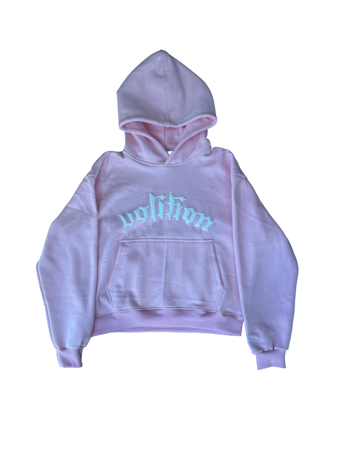 PUFF PRINT LOGO HOODIE (PINK)